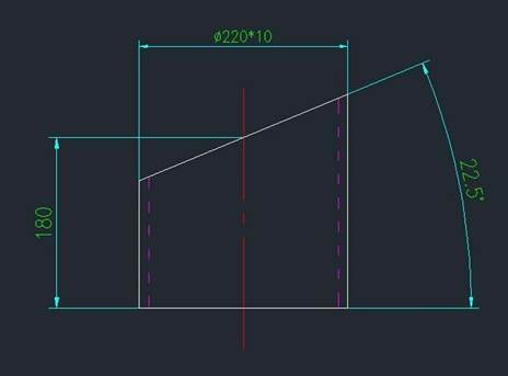CAD斜截圓管放樣下料的教程