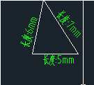 CAD如何繪制一個簡單地三角形？